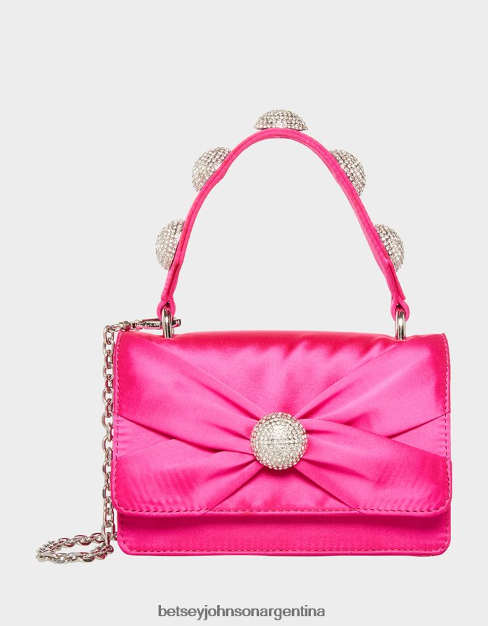 Betsey Johnson mujer bolsa con asa en la parte superior rosa accesorios DTLJP8247