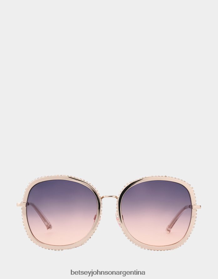 Betsey Johnson mujer todos los adornos gafas de sol oro accesorios DTLJP8379